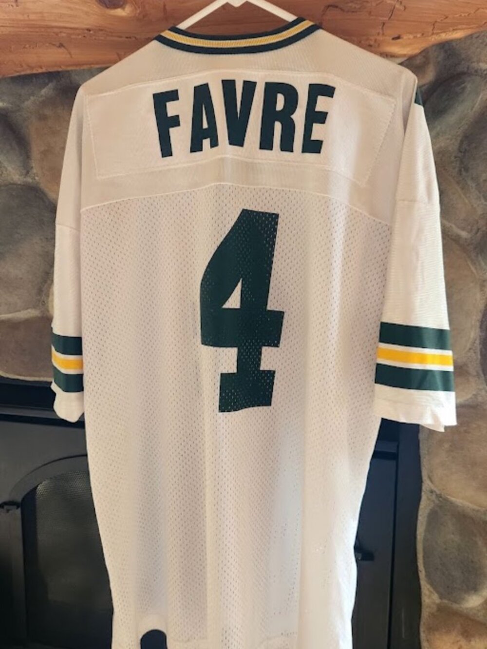 Green Bay Packers Brett Favre #4 Champion Jersey - Size 52 - Good Condition!